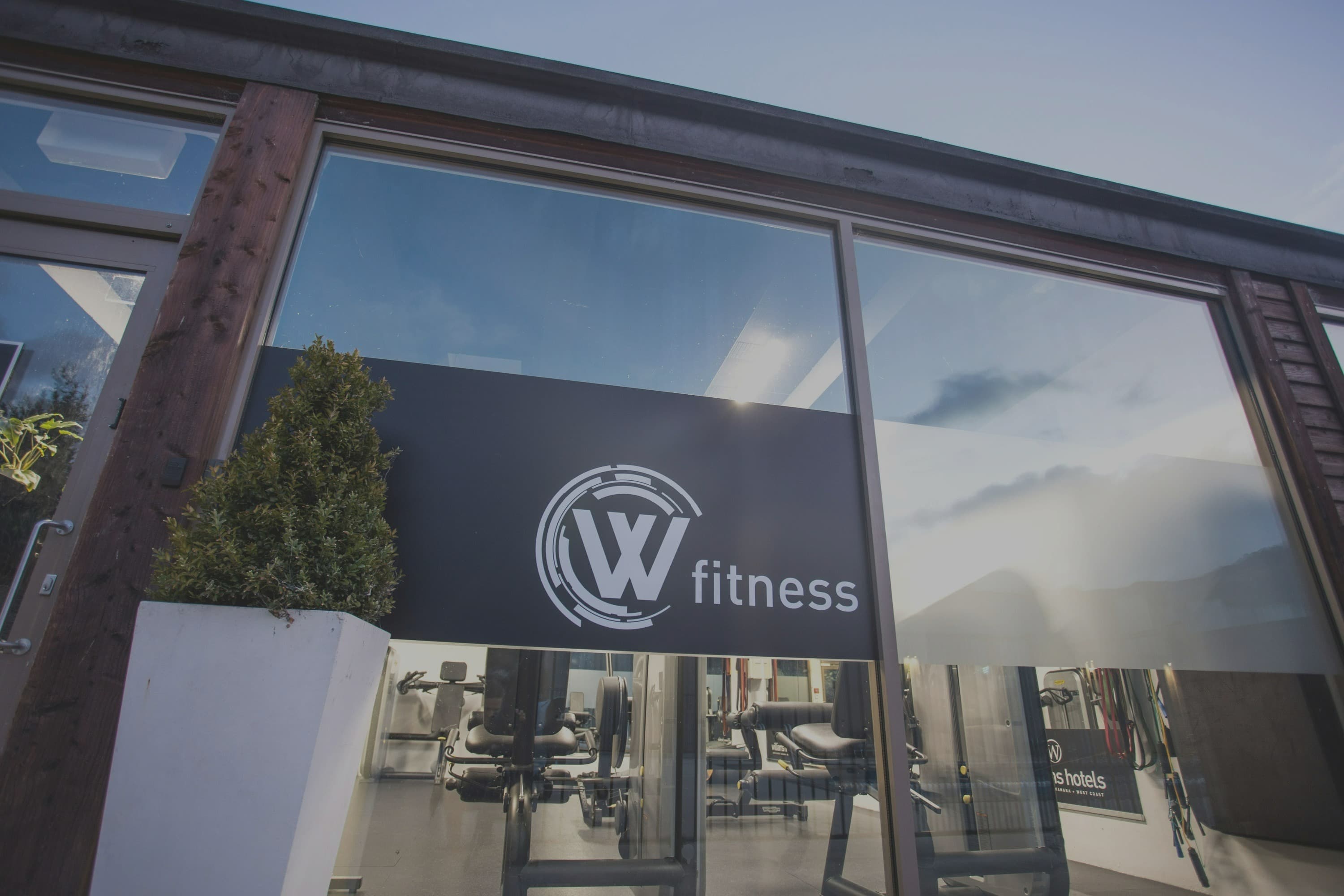 W Fitness entrance at Oakridge Resort, Wanaka